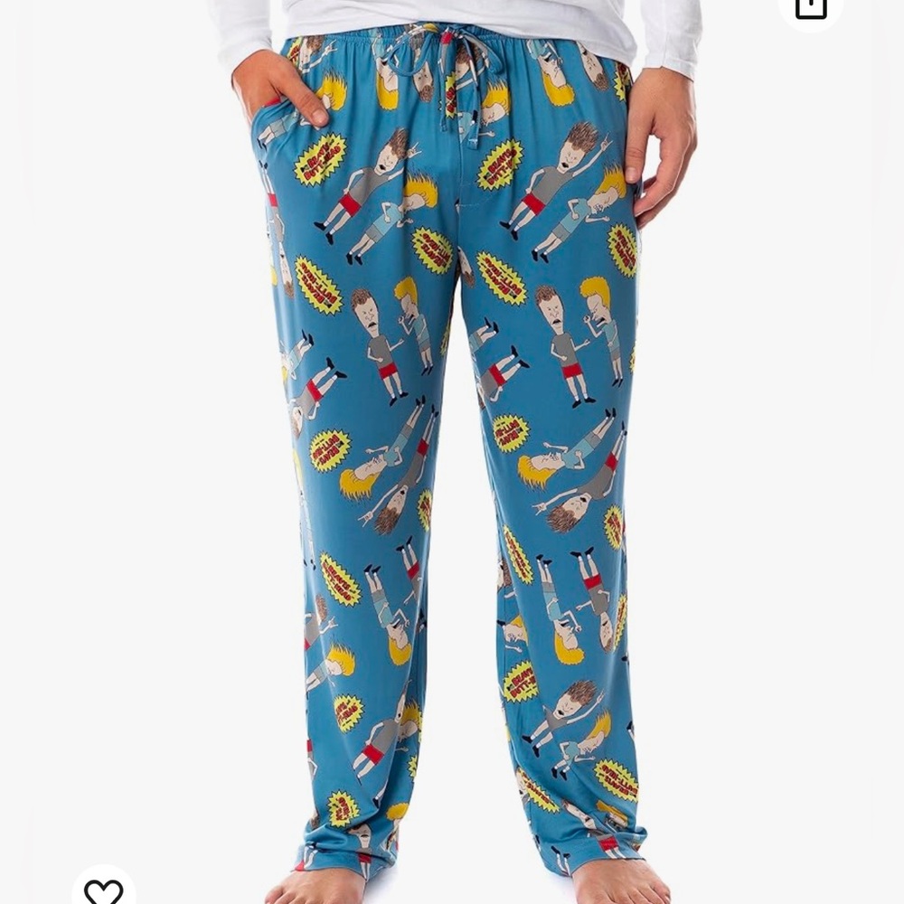 *Unisex NWT Beavis and Butthead Pajama Pants - 3XL